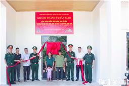 Khánh thành, bàn giao nhà ở cho hộ gia đình khó khăn tại Lạng Sơn